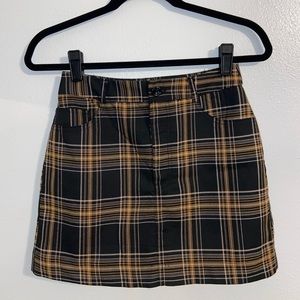 Plaid forever21 skirt